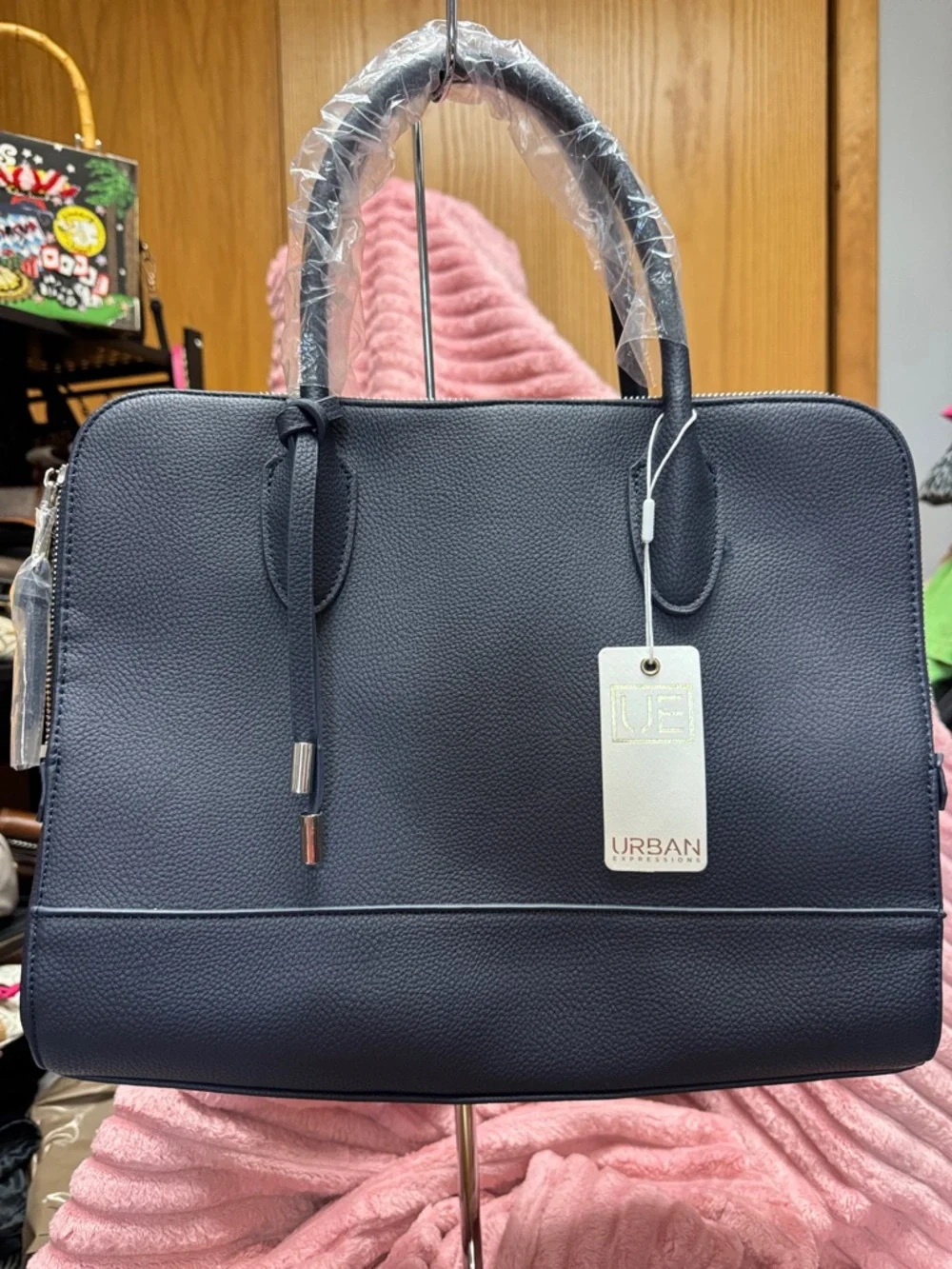 Urban‎ Expressions Dark Navy Pebbled Satchel
